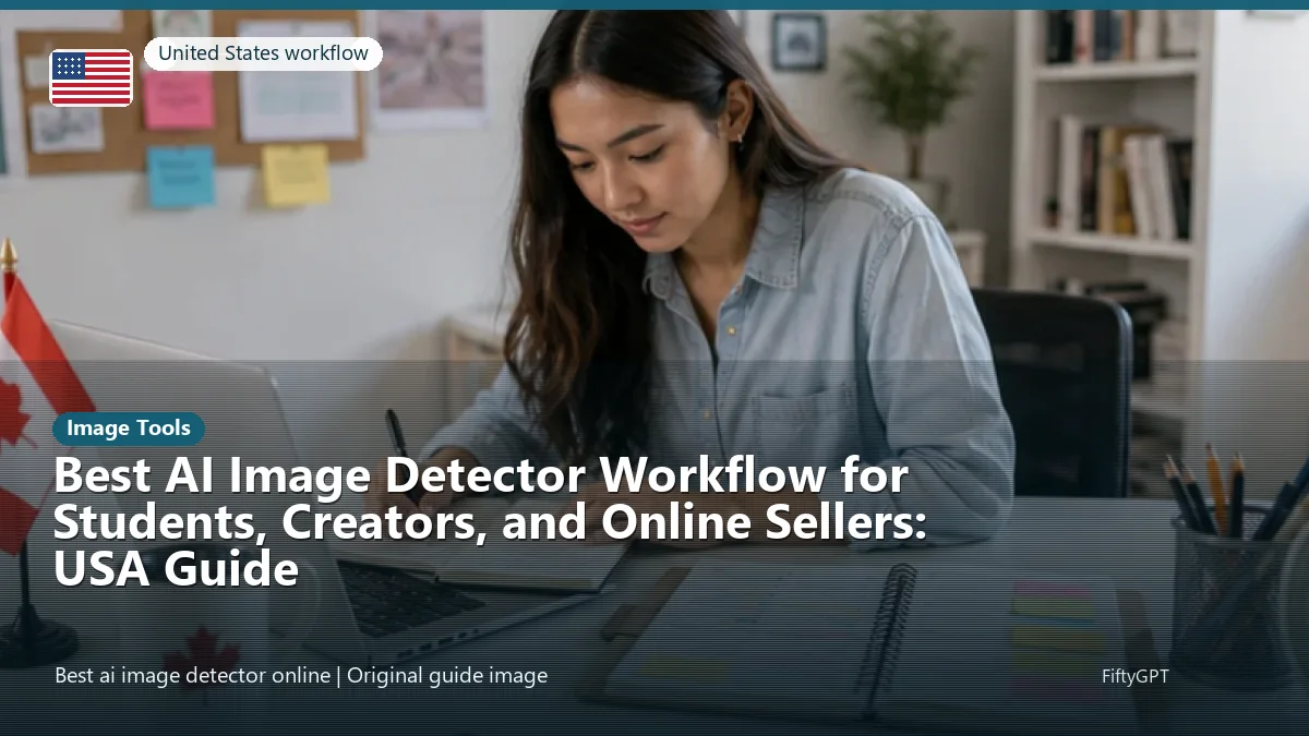 United States person using an online image tools workflow for Best AI Image Detector Workflow for Students, Creators, and Online Sellers: USA Guide